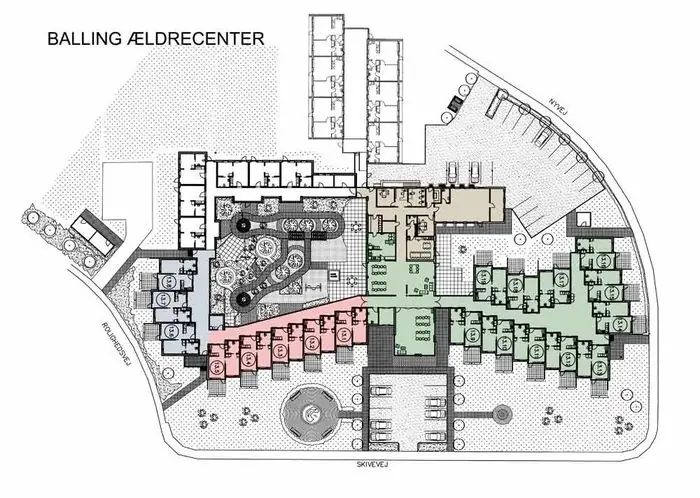 Balling Ældrecenter – tegning 2