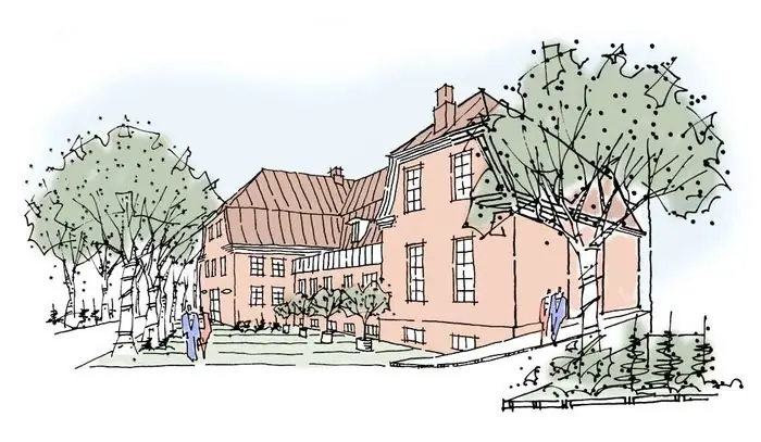 Hospice Limfjord – tegning 4