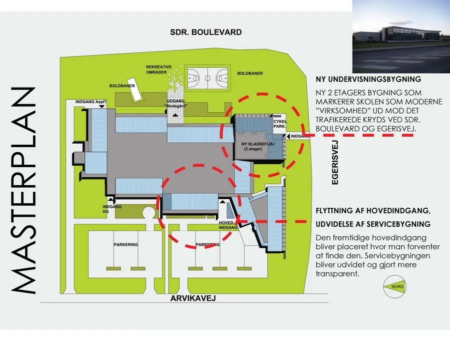 Skive Handelsskole - Masterplan, Skive