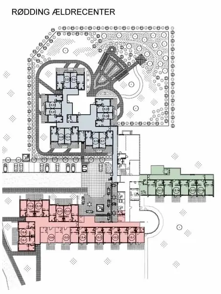 Rødding Ældrecenter – tegning 3