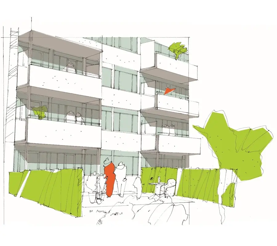 Vestervænget – tegning 12